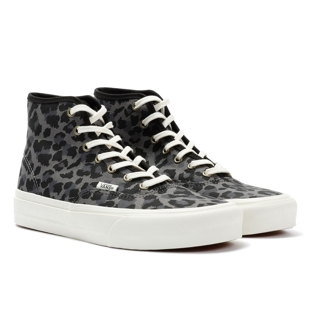 Vans Authentic Hi 2.0 Baskets Grises En Toile Pour Femmes