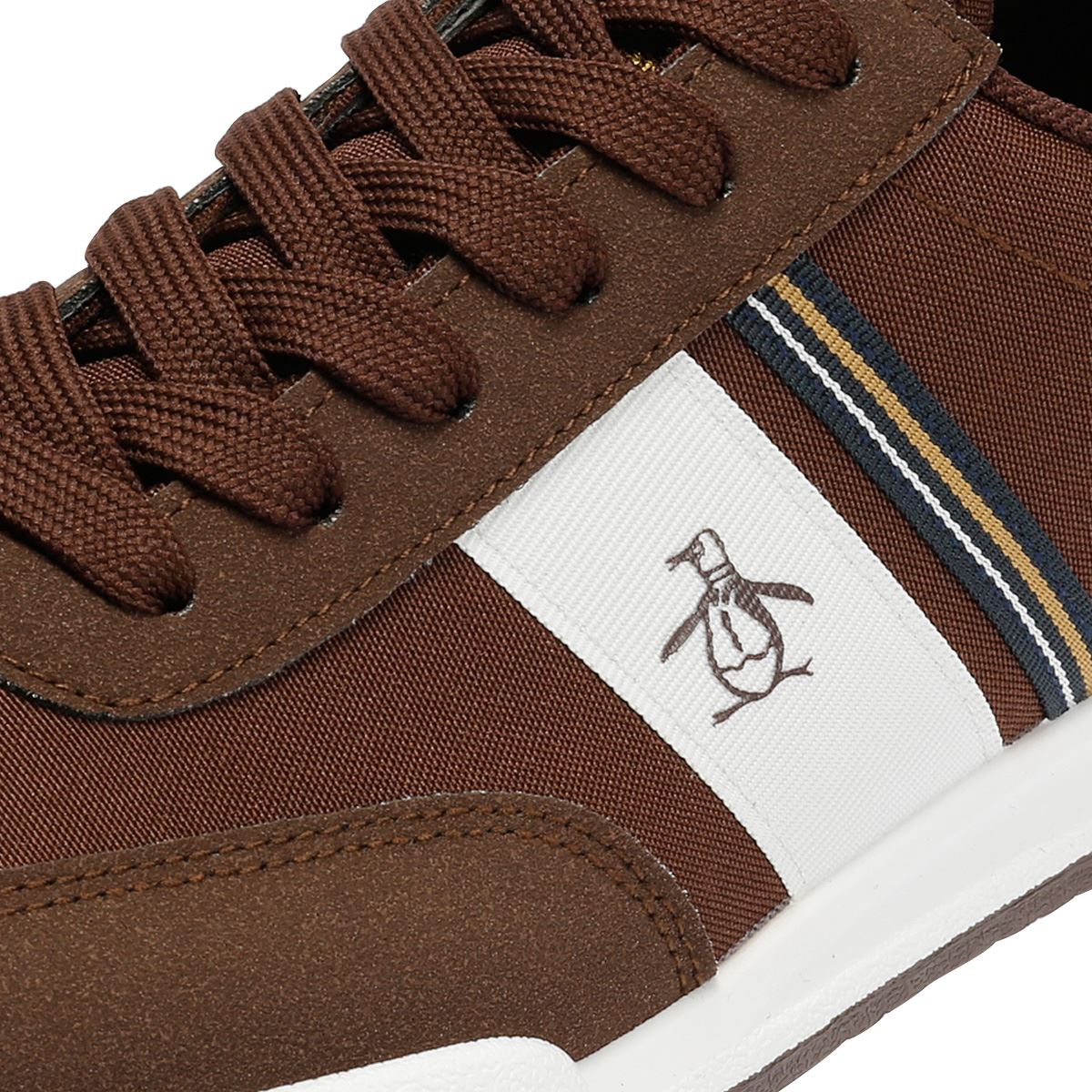 Penguin Gaz Baskets Brunes Pour Hommes