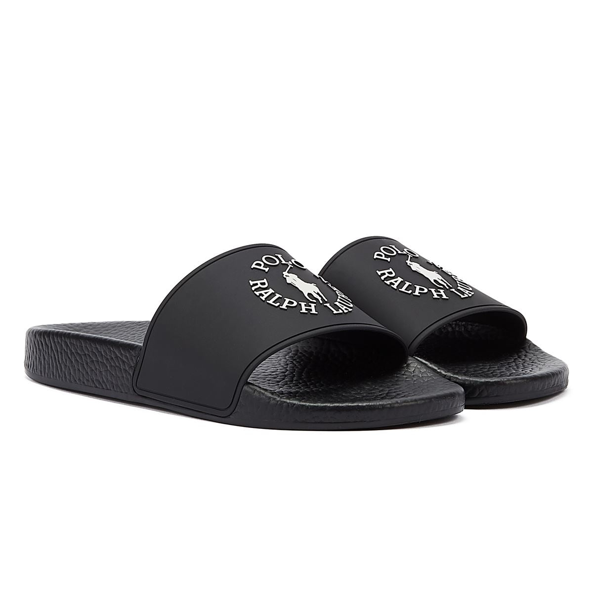 Ralph Lauren Pool Slide Sandal Mens Black Sandal