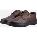 Hush Puppies TRITON LACE UP Chaussures En Cuir Marron À Lacets Pour Homme