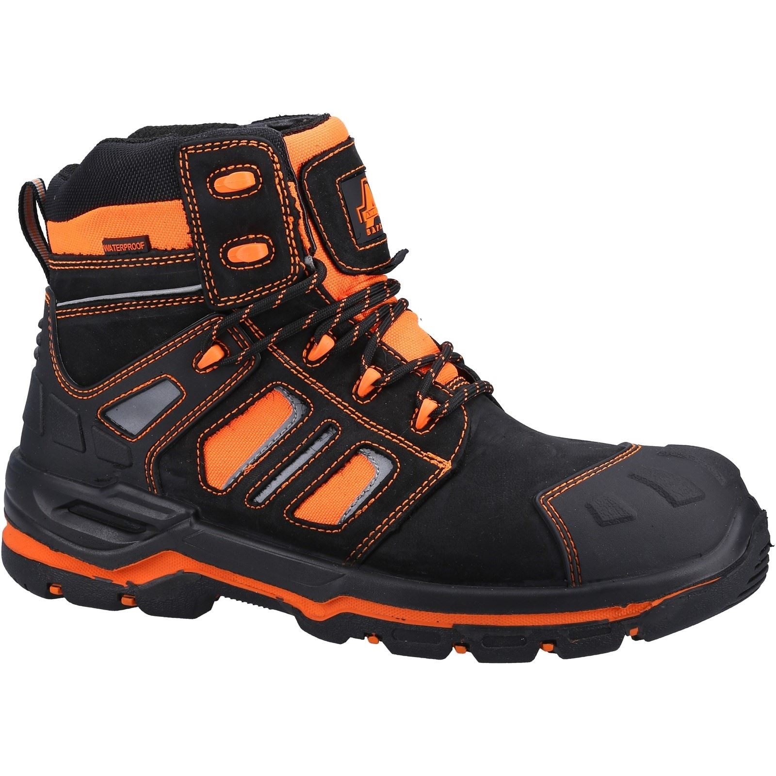 Amblers Safety Bottes De Sécurité En Cuir Orange Radiant