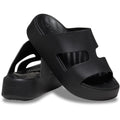 Crocs Getaway Platform H-Strap Crocs sandales noires pour Femmes en Thermoplastique