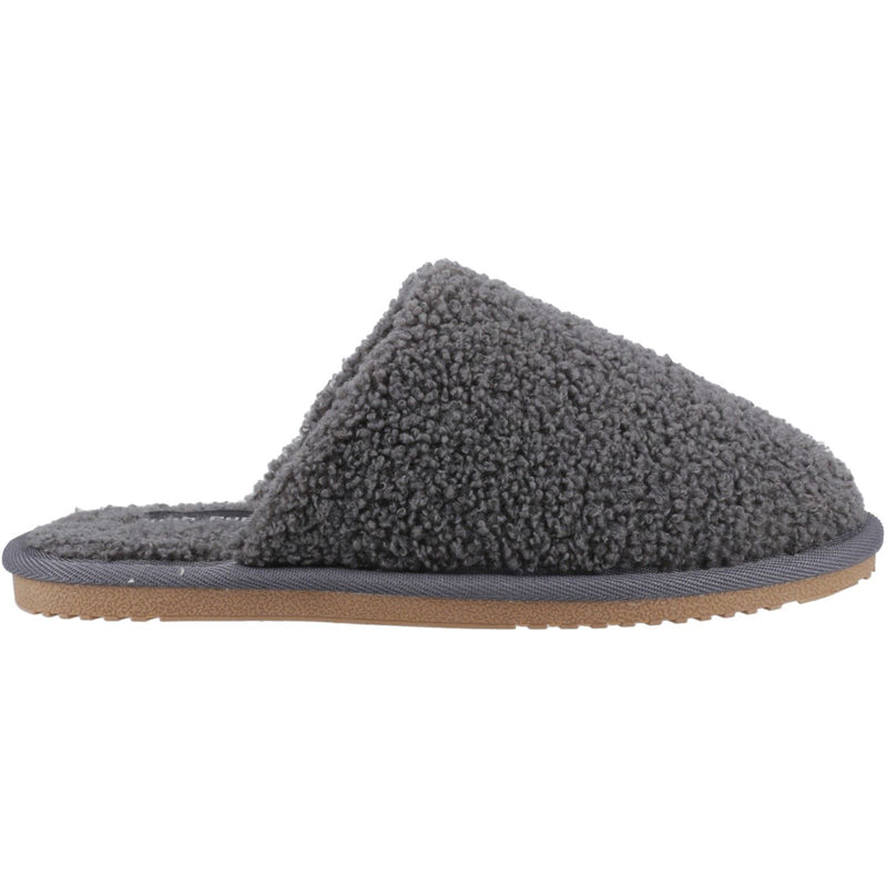 Hush Puppies Joanna Chaussons De Femme En Textile Gris Anthracite