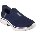 skechers go walk 7 easy on 2 chaussures de sport bleu marine pour hommes en maille