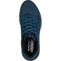 Skechers Skech-Air Ventura Baskets Pour Hommes En Tissu, Couleur Bleu Sarcelle/Noir