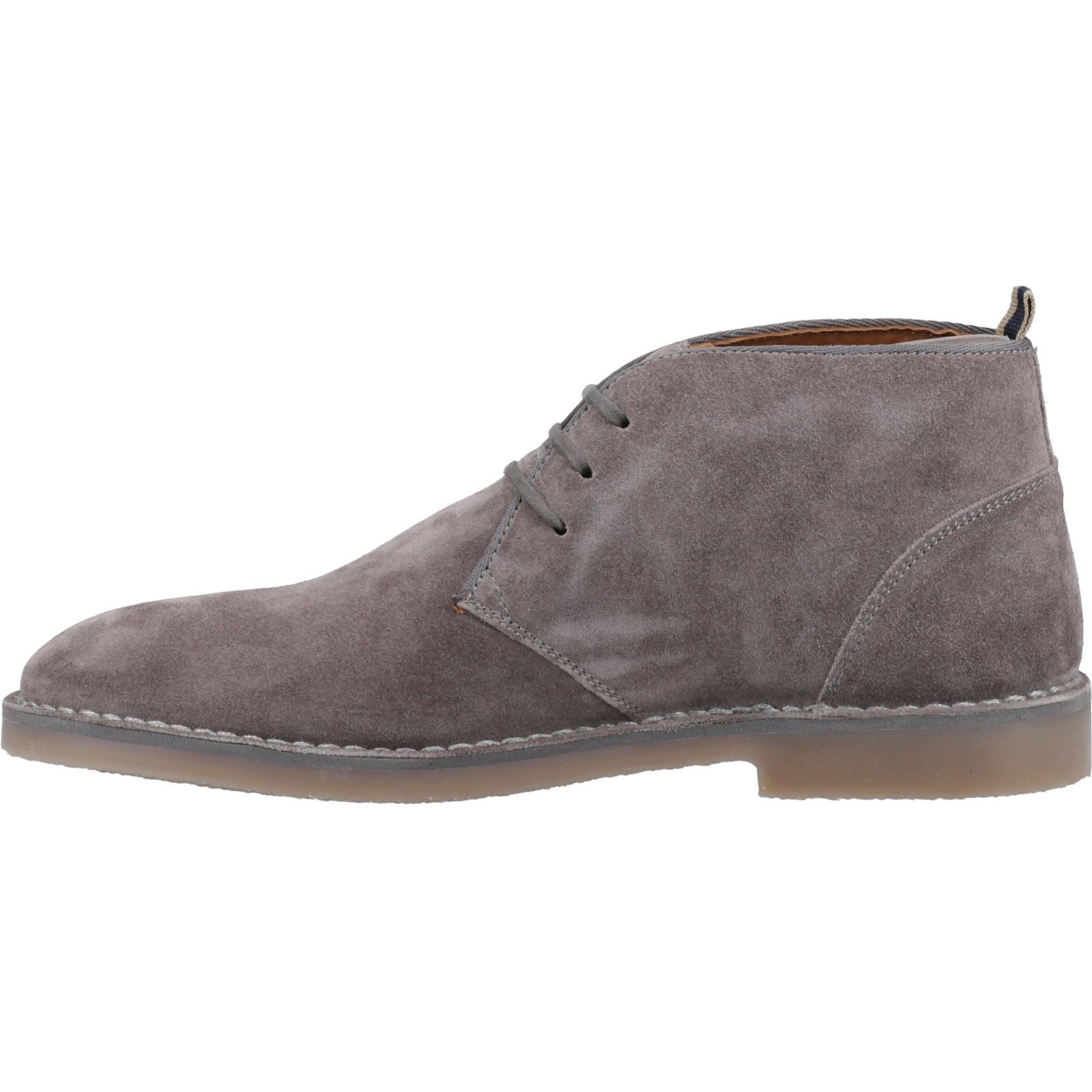 Dune Cashed Bottes En Daim Grises Pour Hommes