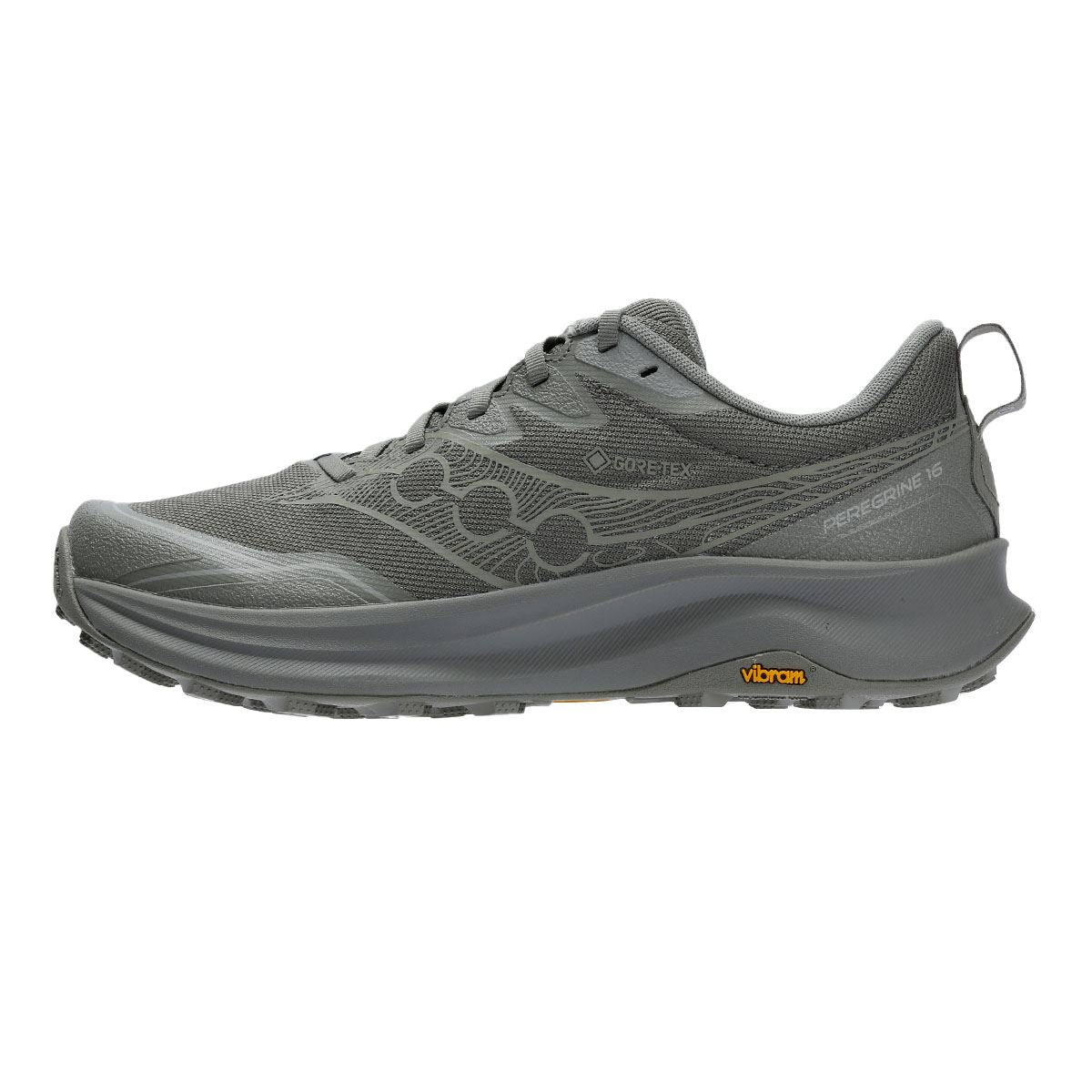 Saucony Peregrine 16 GTX Baskets Vertes Pour Hommes