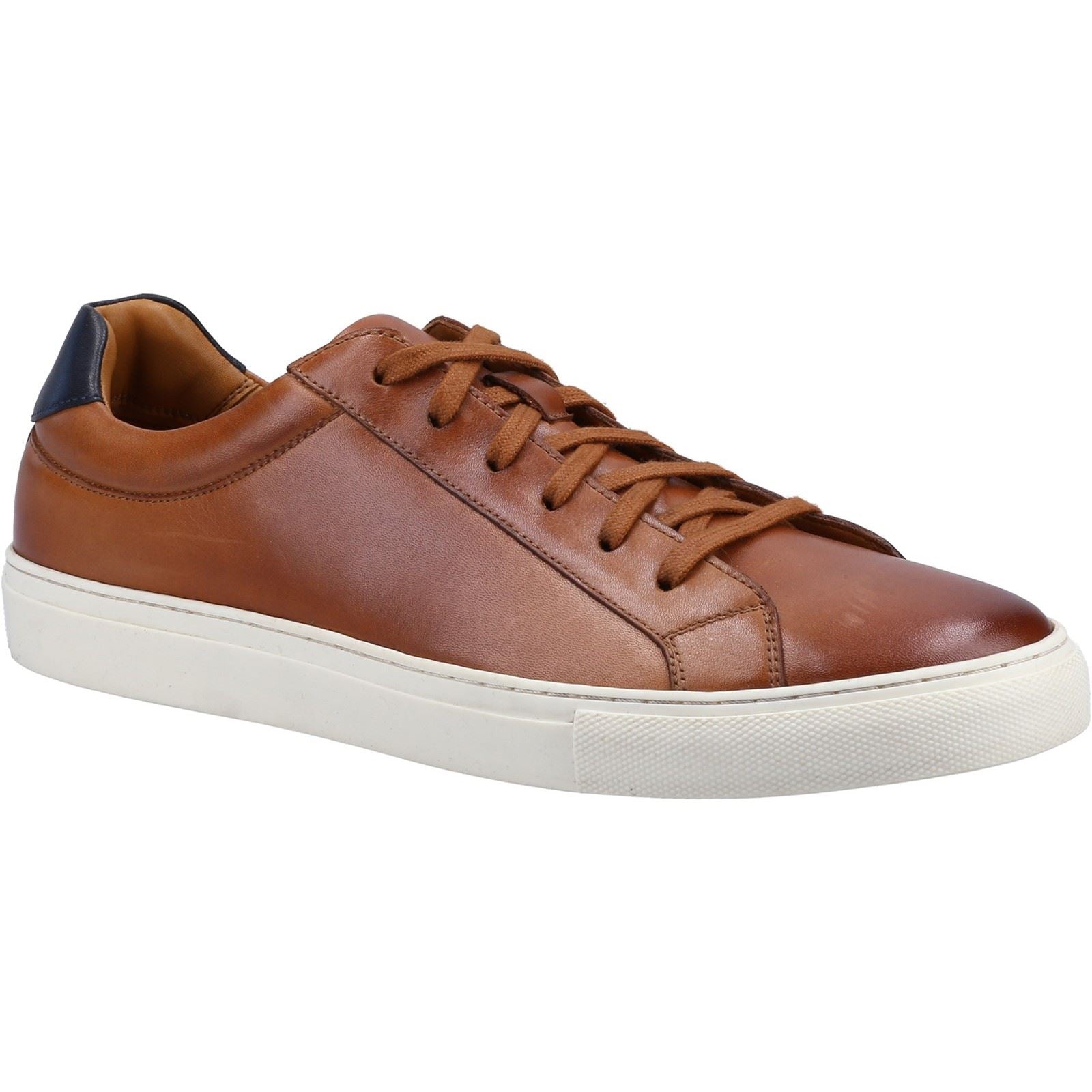 Hush Puppies Colton Baskets En Cuir Pour Hommes Couleur Beige