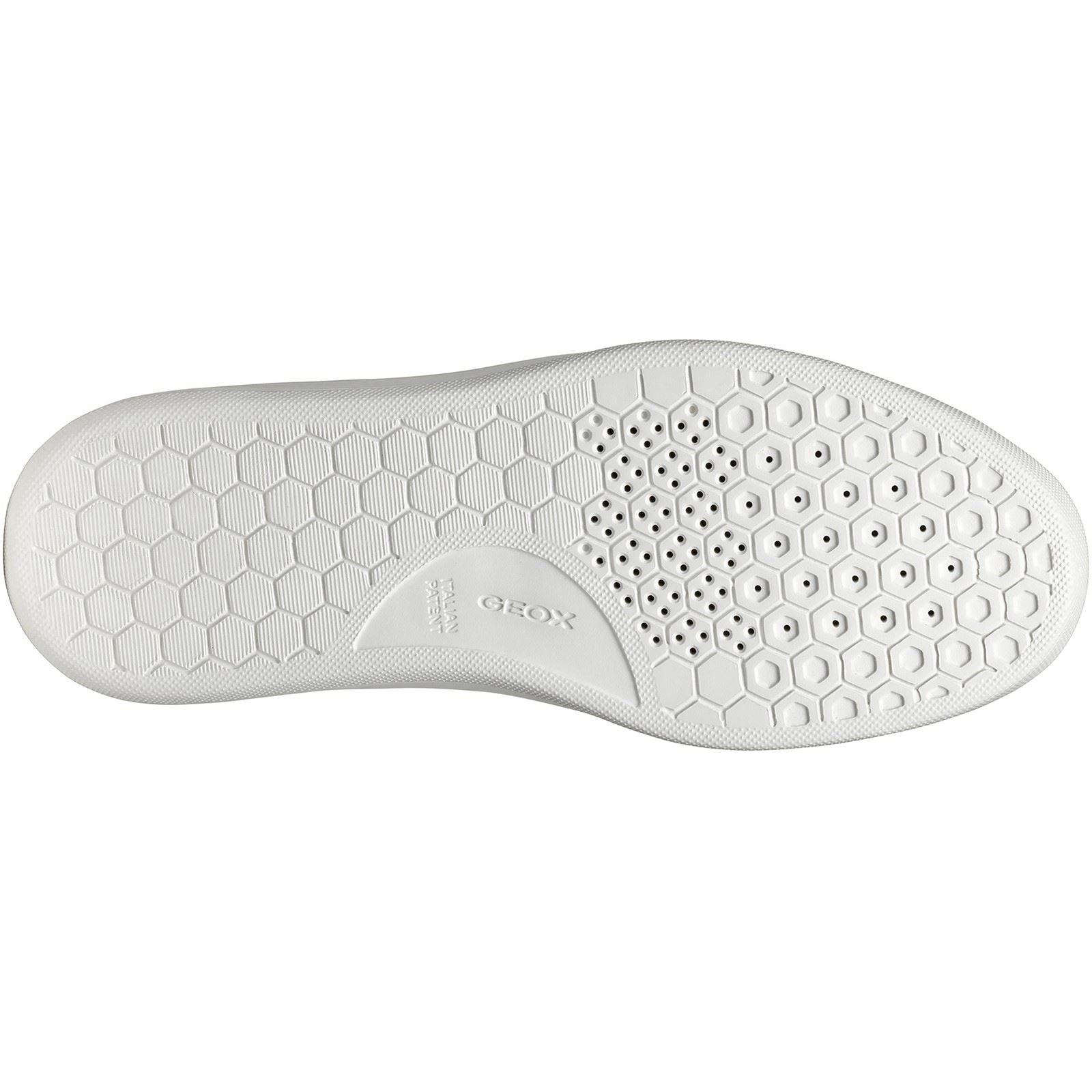 Geox U DEIVEN Chaussures De Sport Pour Homme En Cuir/Suède Couleur Sable/Blanche