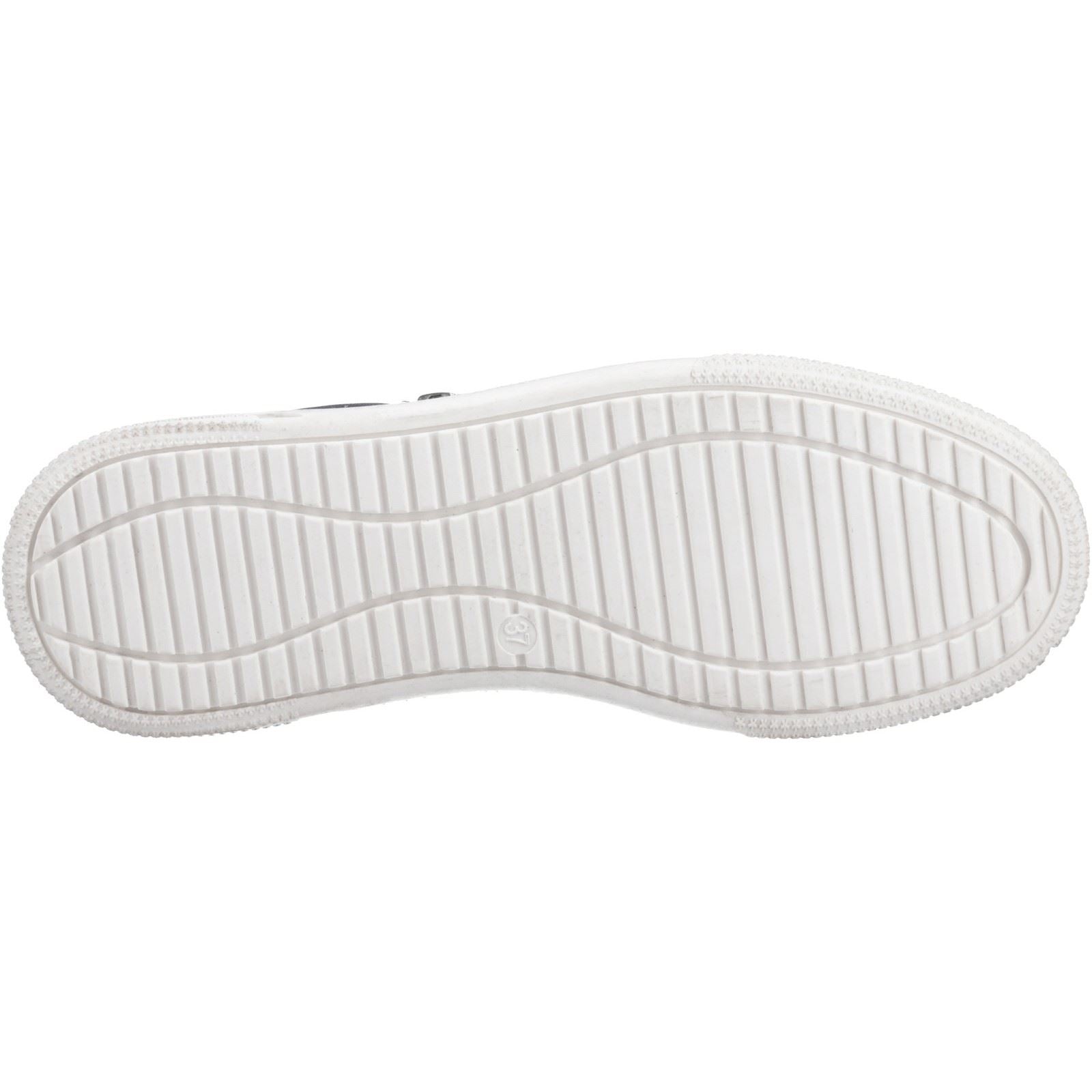 Hush Puppies Martha Baskets Noires En Cuir Pour Femmes
