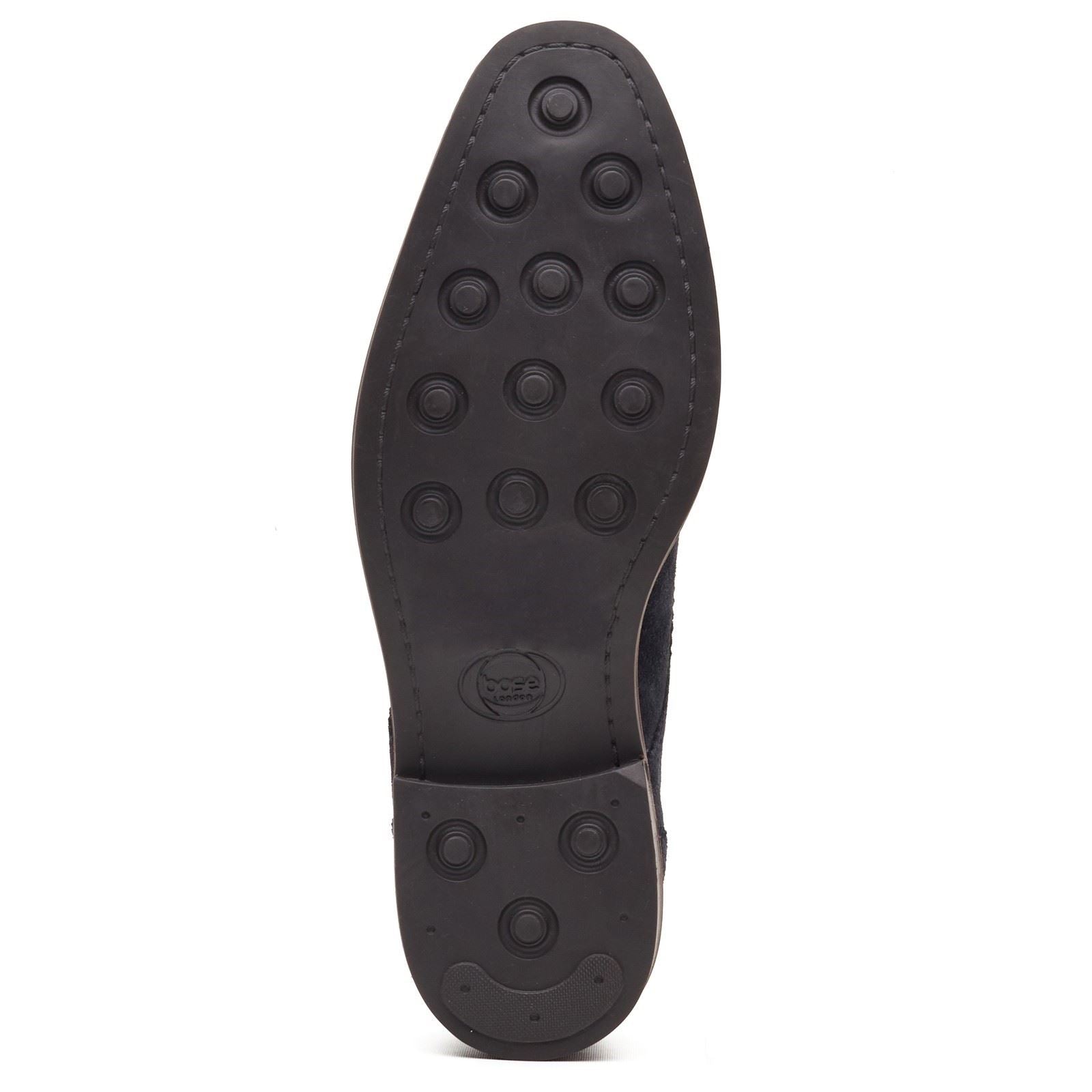 Base London Eton Lace Up Chaussures À Lacets En Cuir Pour Hommes Bleu Marine