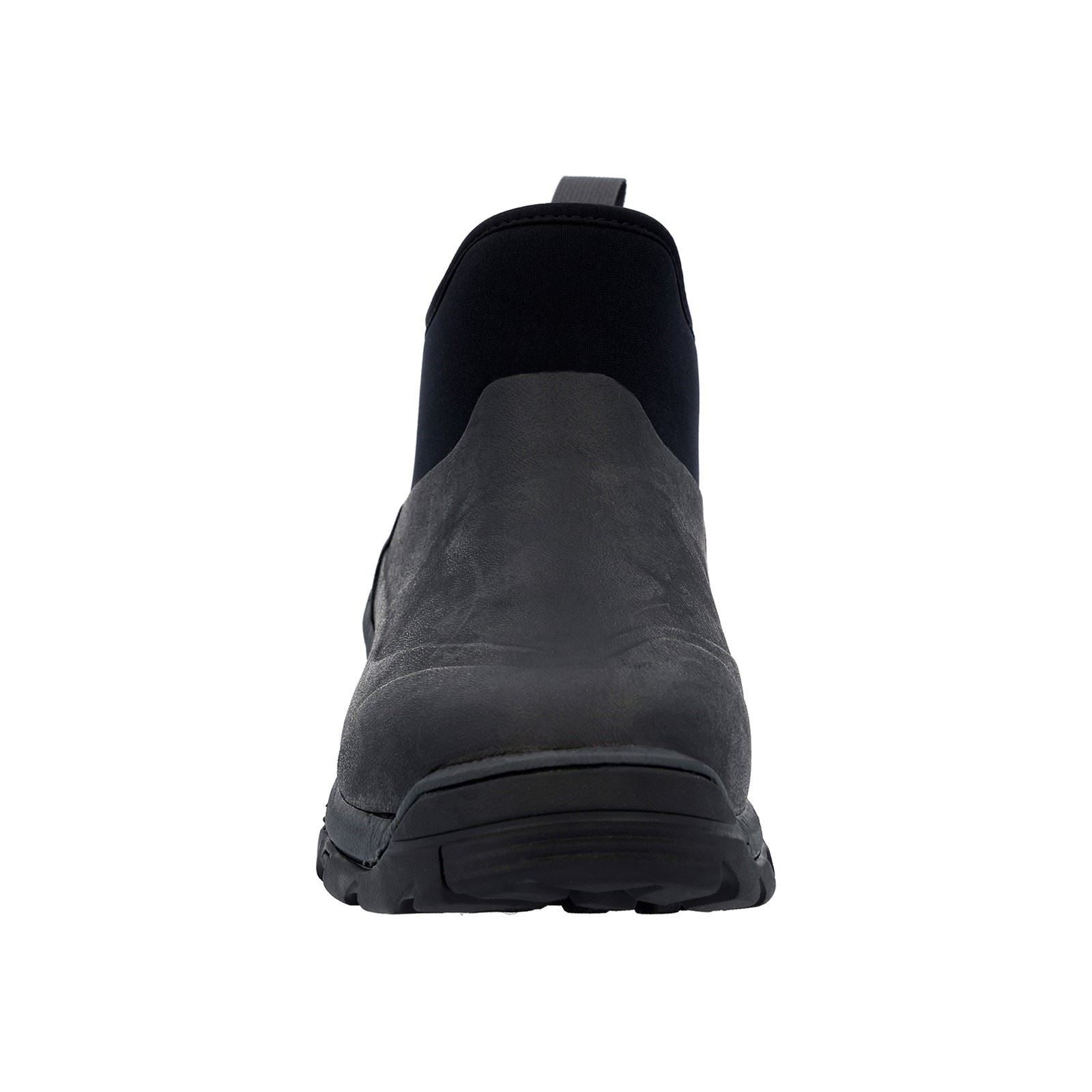 Muck Boots Woody Sport Bottes En Caoutchouc Noires/Grises Foncées