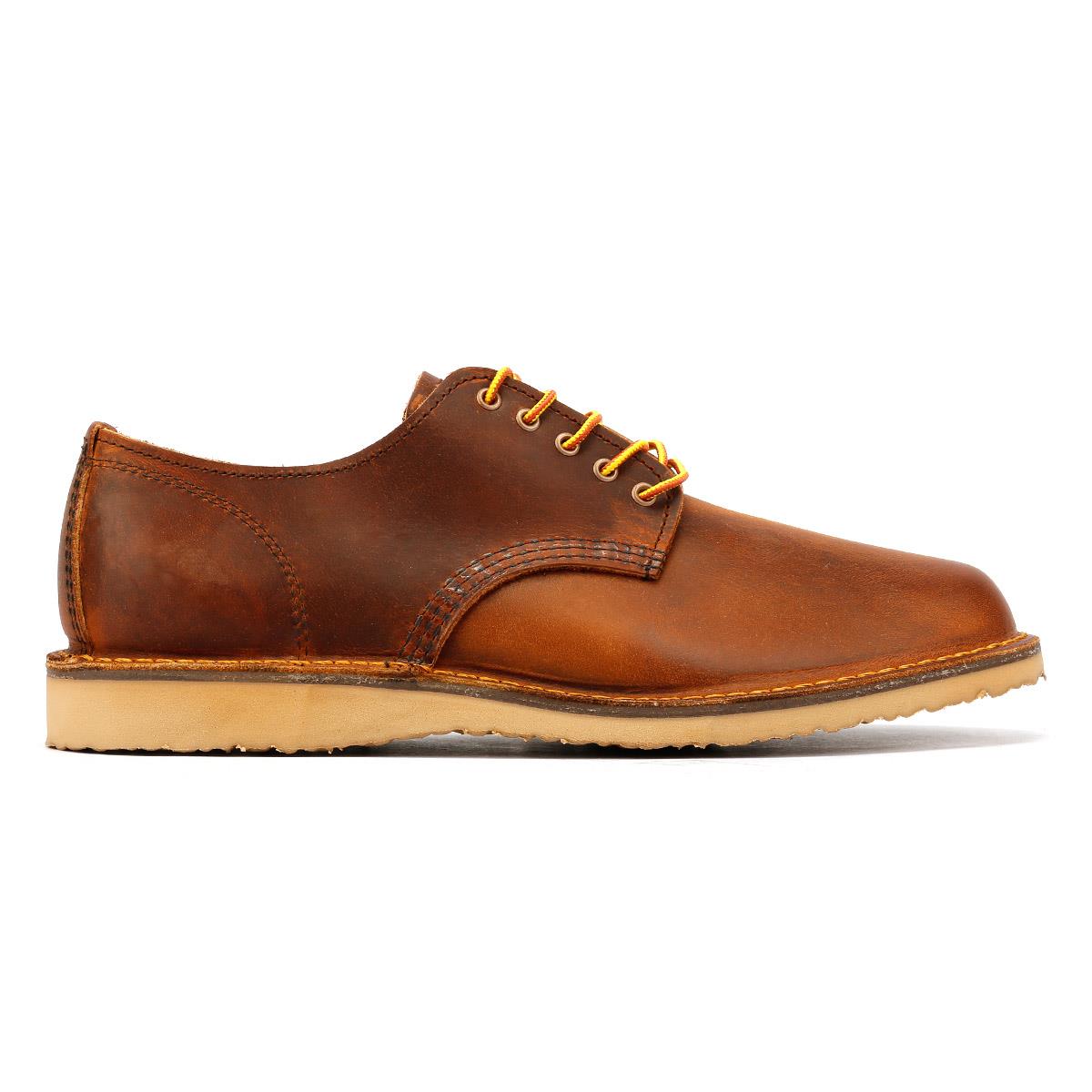 Red Wing Shoes Weekender Oxford Rough & Tough Chaussures En Cuir Marron À Lacets Pour Homme
