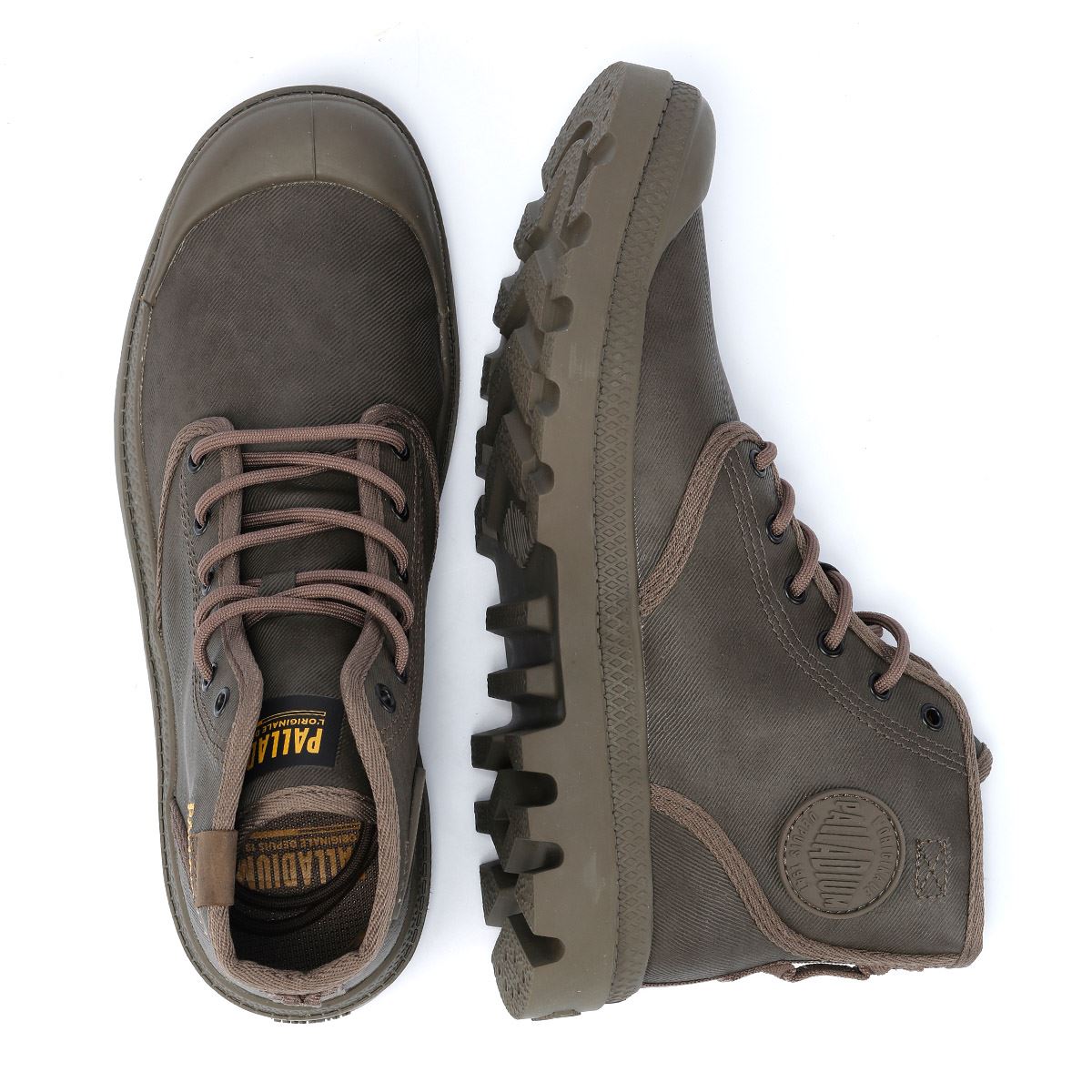 Palladium Pampa HI Wax Bottes Marron