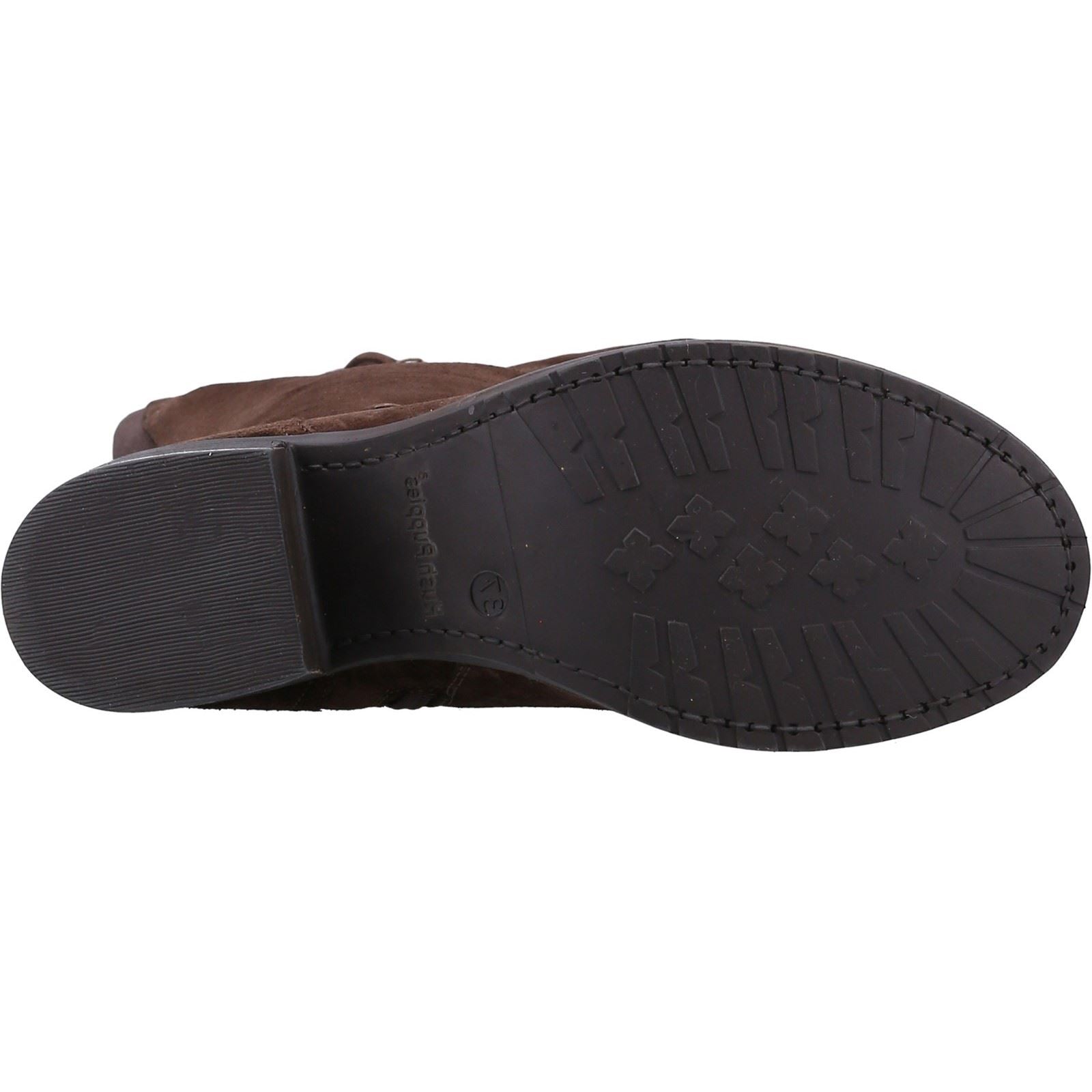 Hush Puppies Heidi Bottes En Daim Marron Pour Femmes