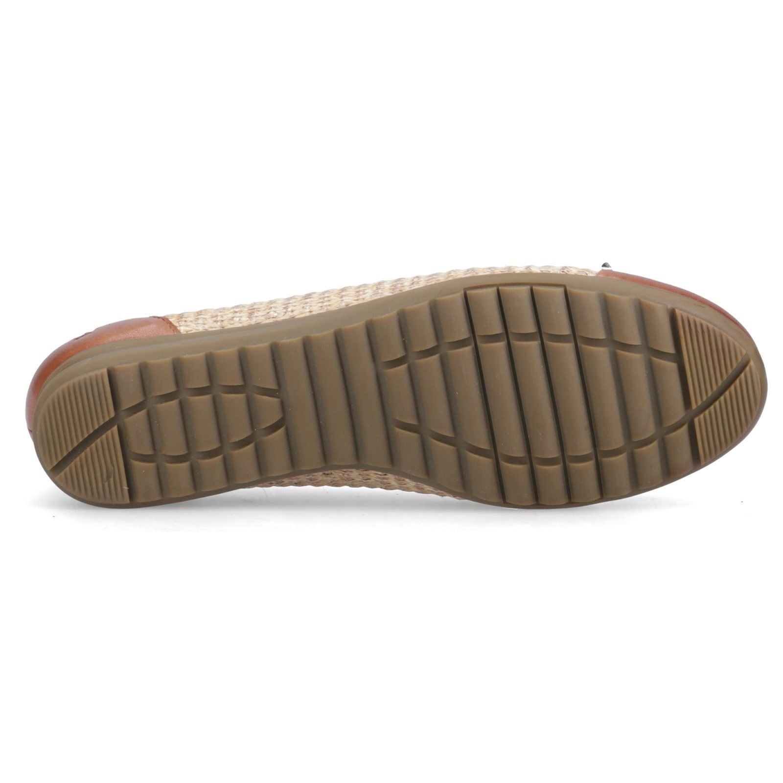 Hush Puppies Laurie Toe Cap Ballerines En Cuir Pour Femmes Couleur Beige