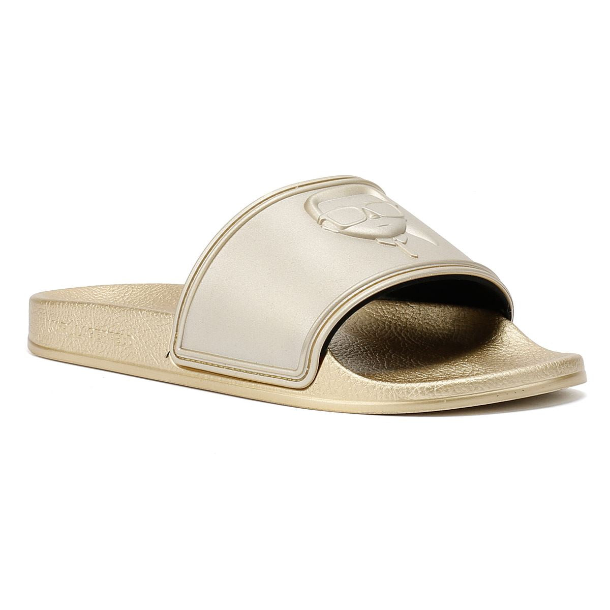 Karl Lagerfeld Kondo 2.0 Karl NFT Sandales Dorées Pour Femmes
