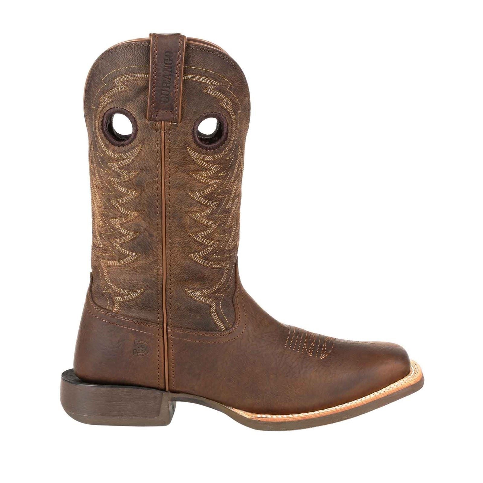 Durango Rebel Pro Bottes En Cuir Pour Homme De Couleur Brun Lin
