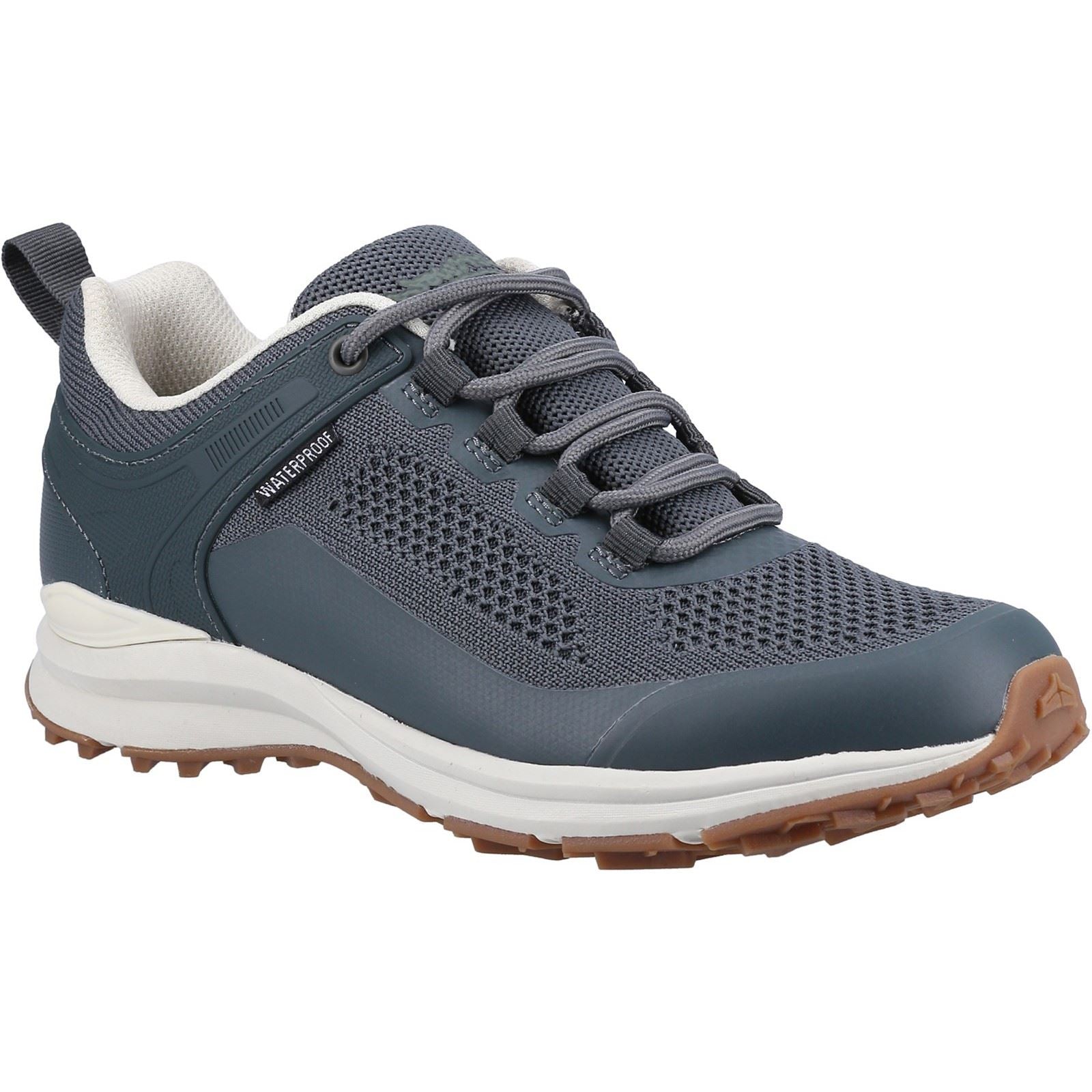 Cotswold Compton Chaussures De Sport Pour Femmes En Plastique Recyclé Et Pu Synthétique Gris