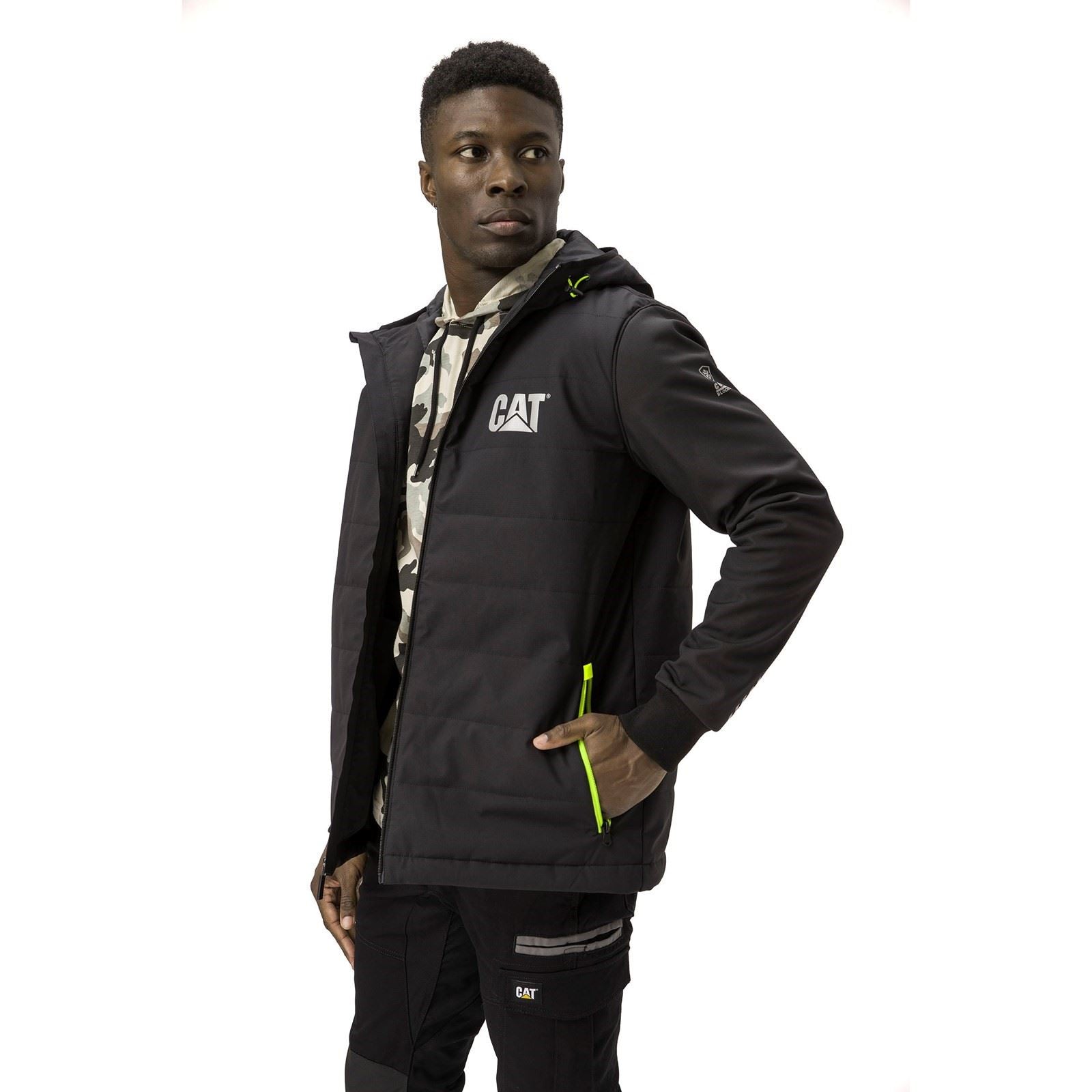 Caterpillar Tech Hybrid Veste Noire Pour Homme