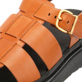 FitFlop GEN-FF Fisherman Sandales En Cuir Pour Femmes, Marron
