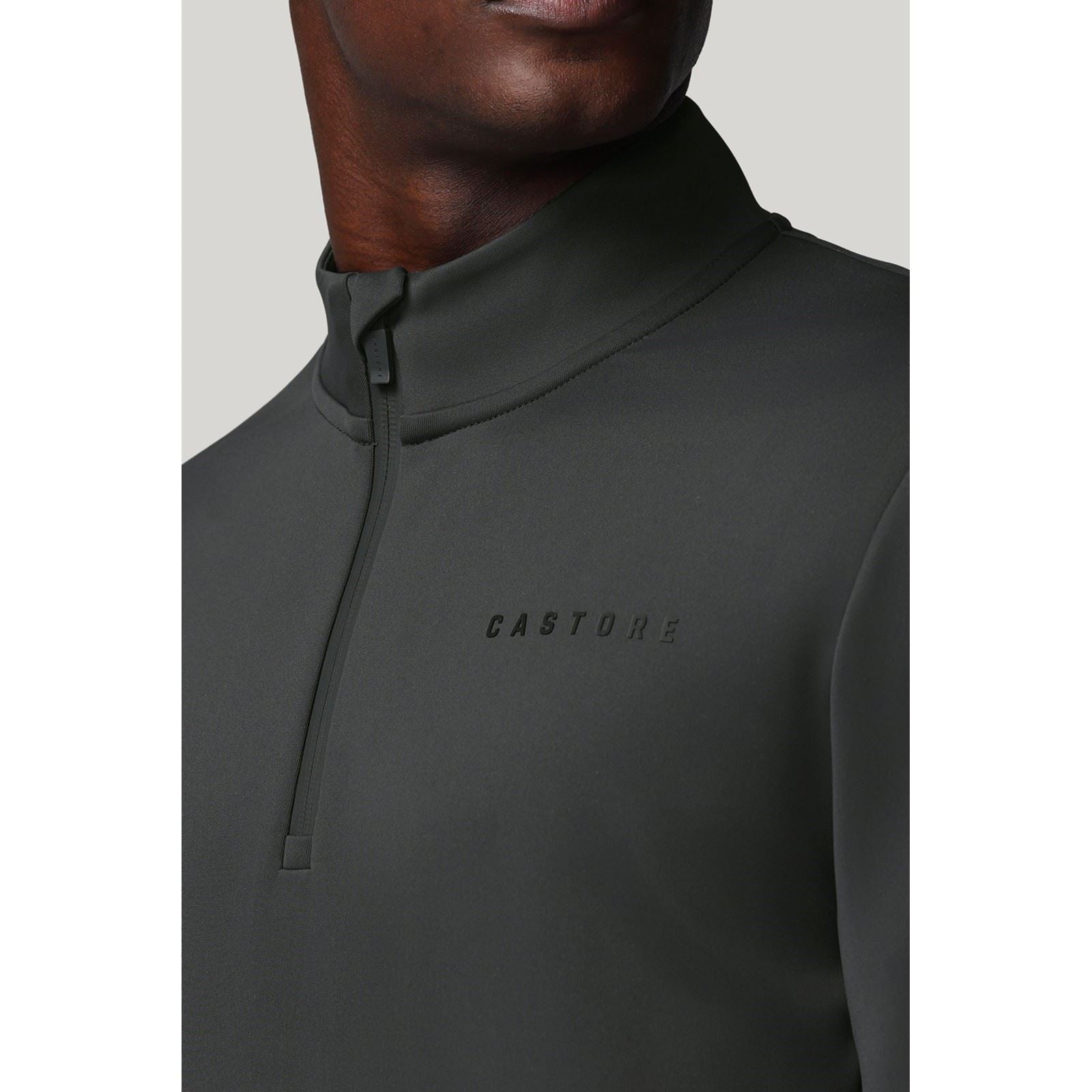 Castore Flex 1/4 Zip Sweatshirt Gris Pour Hommes