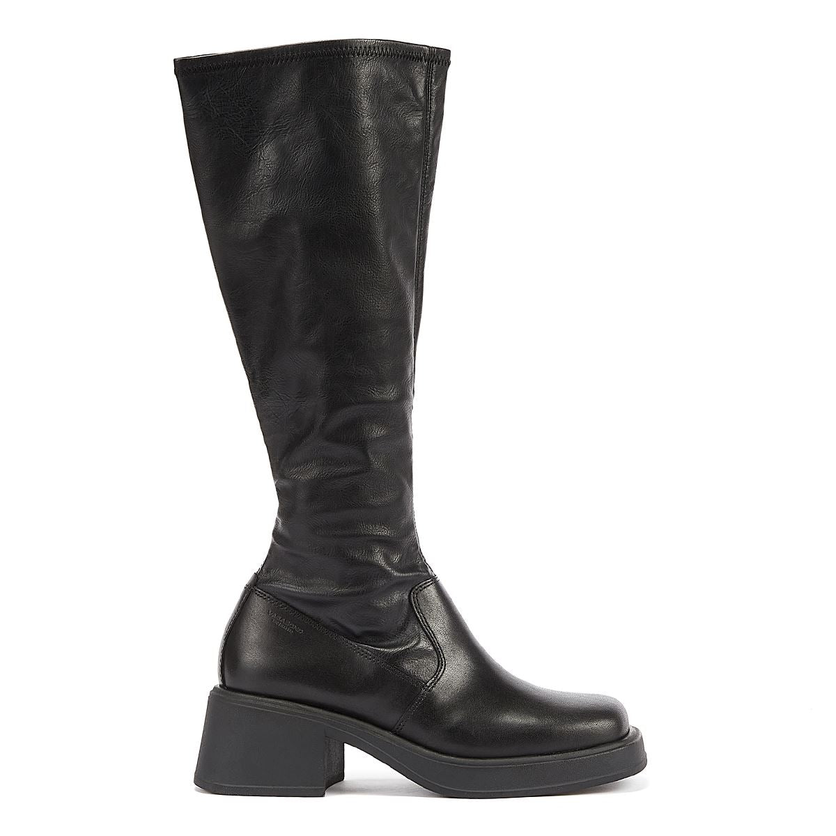 Vagabond Bottes Noires Hautes Extensibles Pour Femmes Dorah