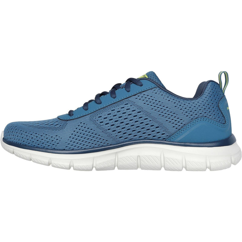 Skechers Track Leshur Baskets Homme En Synthétique De Couleur Ardoise