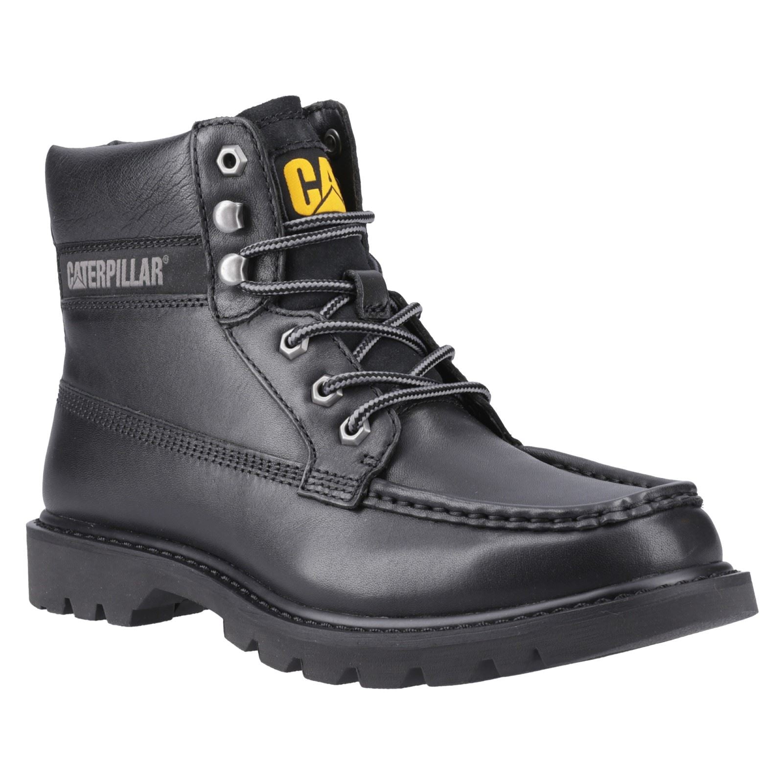 Caterpillar Colorado Moc Toe Bottines En Cuir Pour Hommes Noires