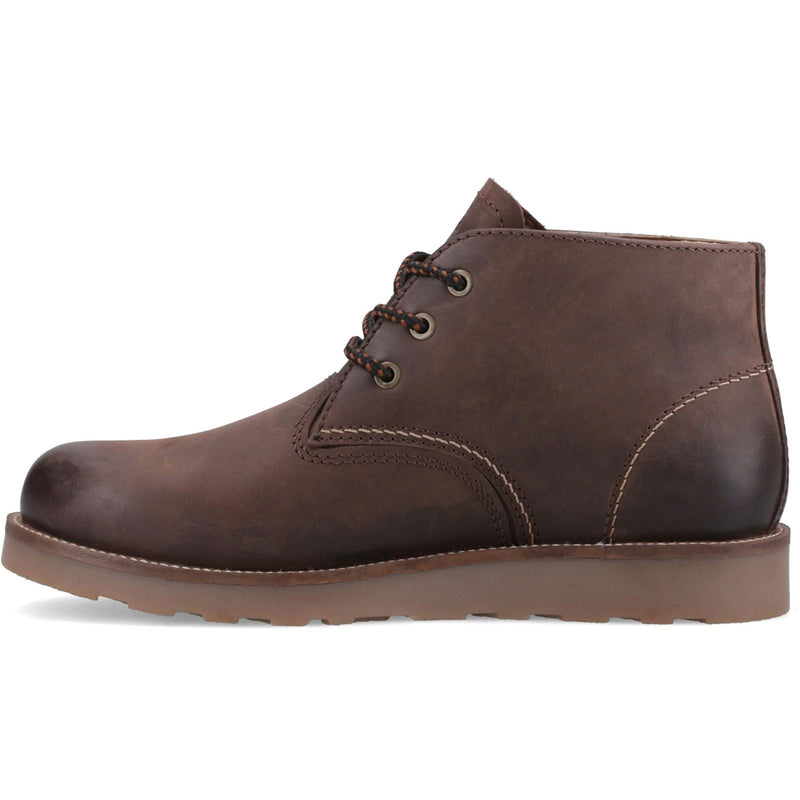 Sperry Portland Bottines En Cuir Pour Hommes Marron