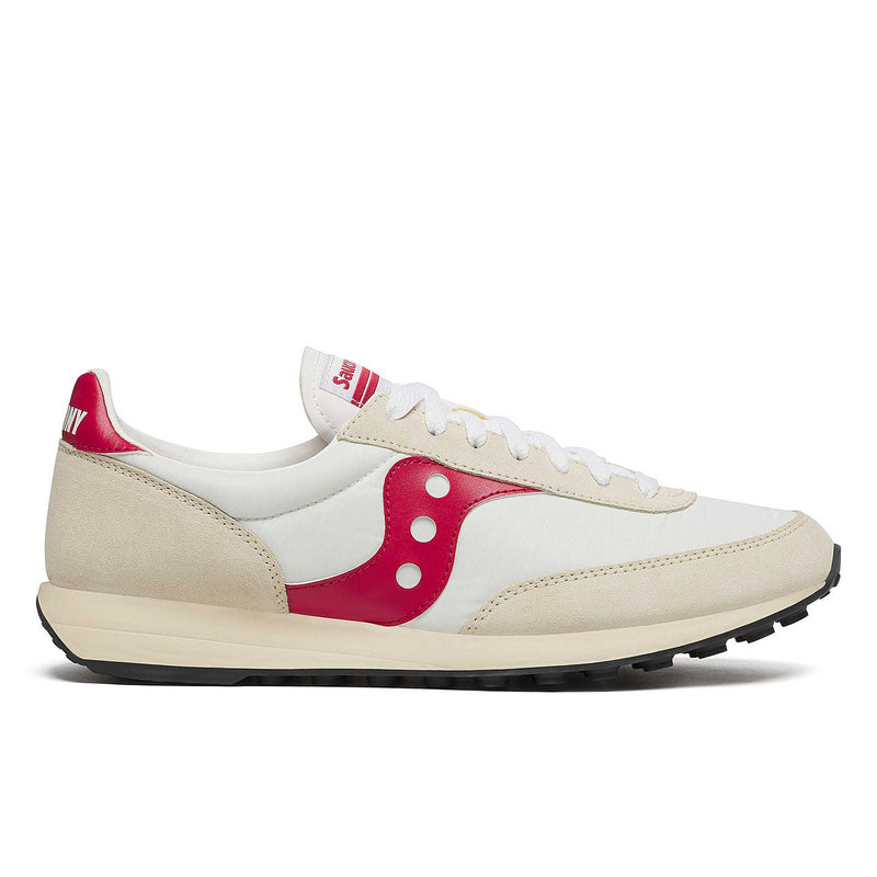 Saucony Trainer 80 Baskets Blanches En Daim