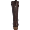 Hunter Iona Bottes Marron En Cuir Pour Femmes