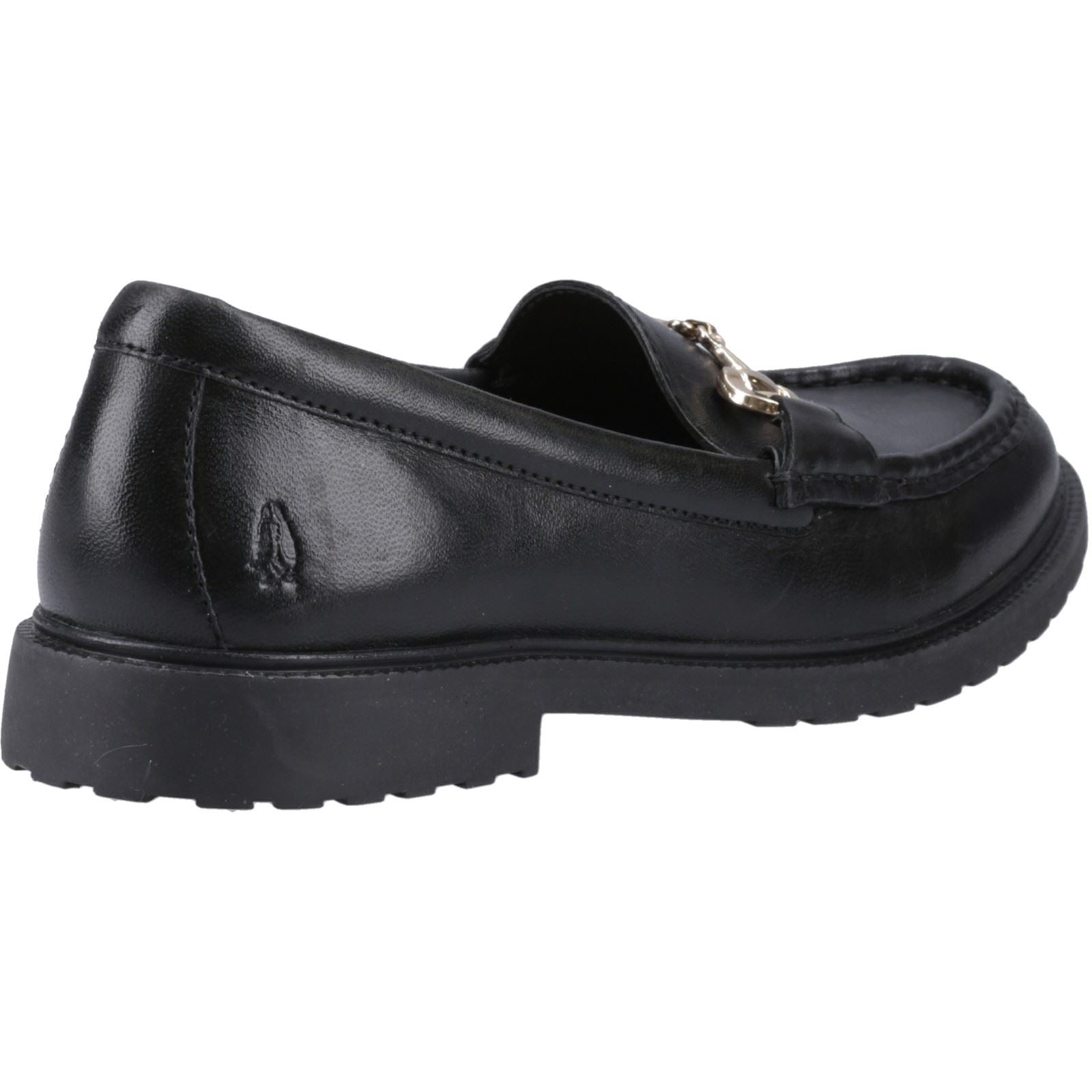 Hush Puppies Verity Snaffle Mocassins Noirs Pour Femmes En Cuir
