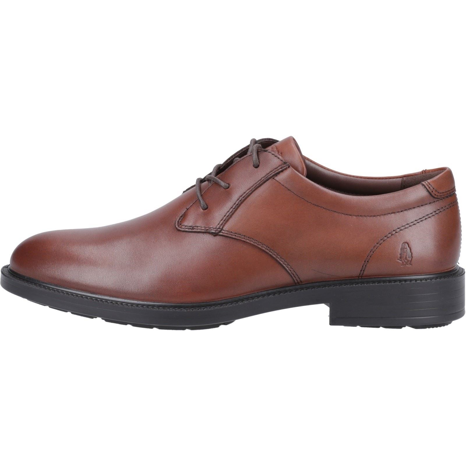 Hush Puppies Banker Chaussures En Cuir Marron À Lacets Pour Homme
