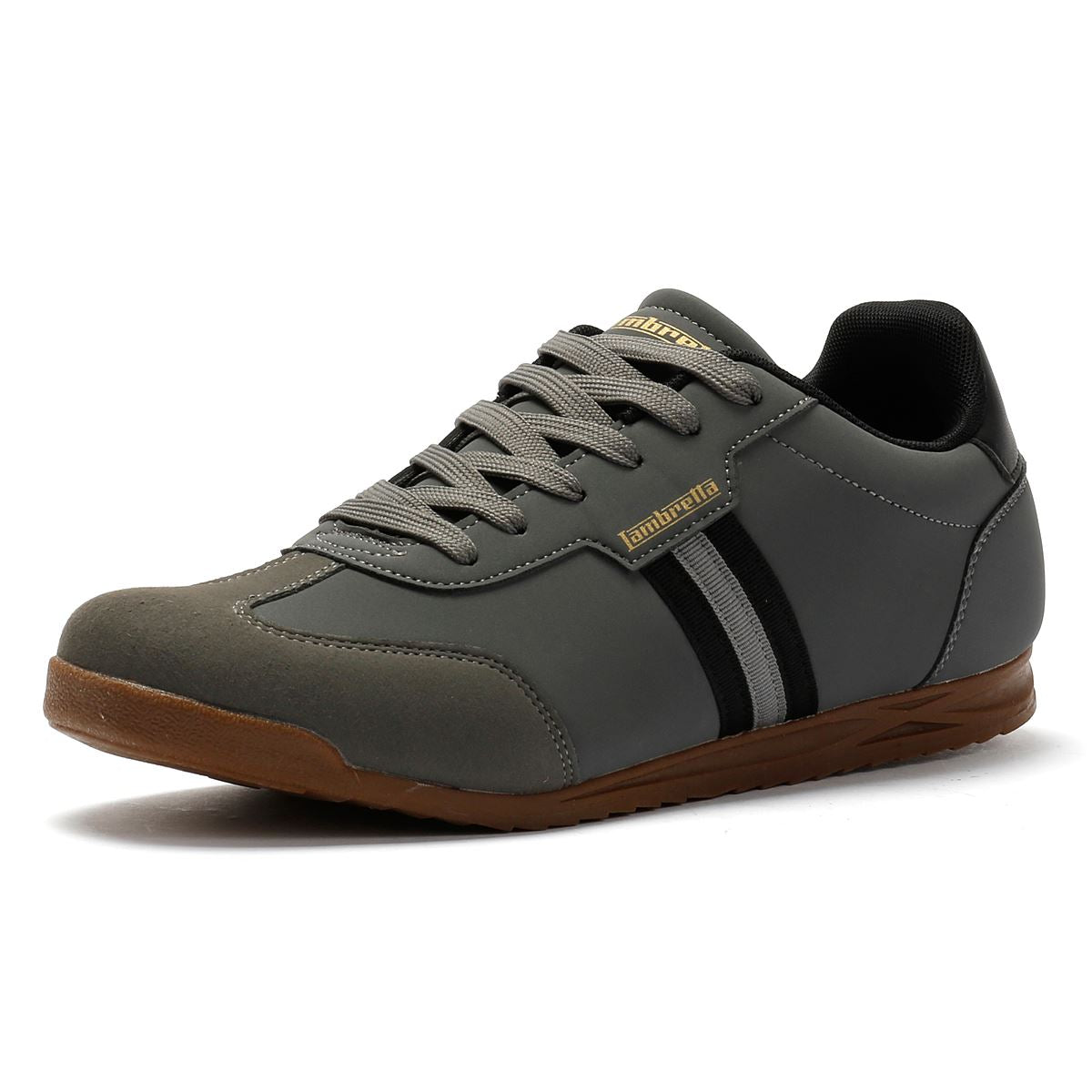 Lambretta Tackle Baskets Grises Pour Hommes