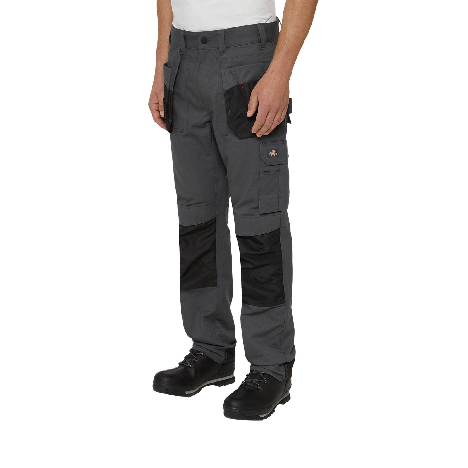 Dickies Multi Pocket Utility Pantalons De Travail Gris En Polyester Pour Homme