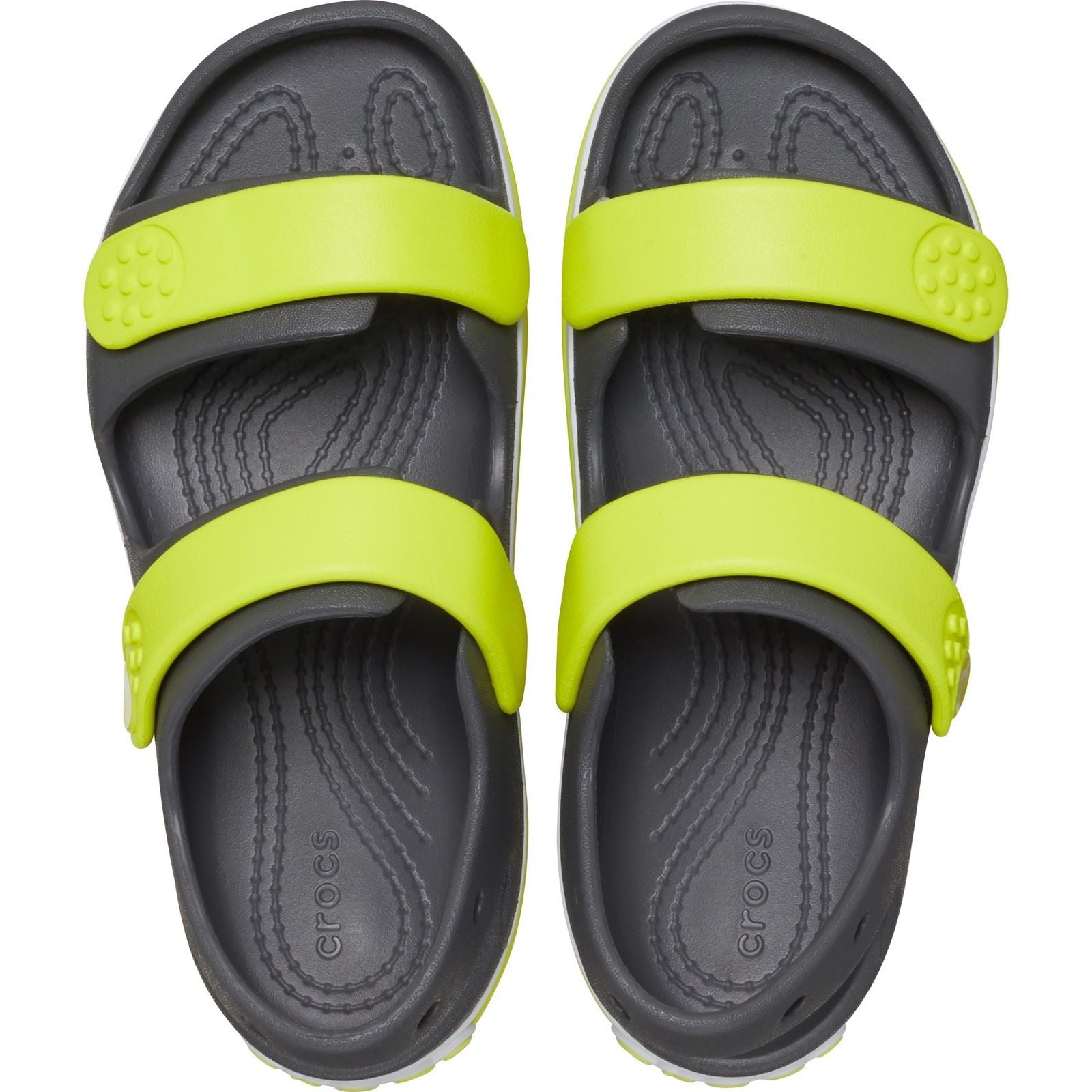 Crocs Crocband Play Sandales En Thermoplastique Gris Ardoise/sable Acidulé
