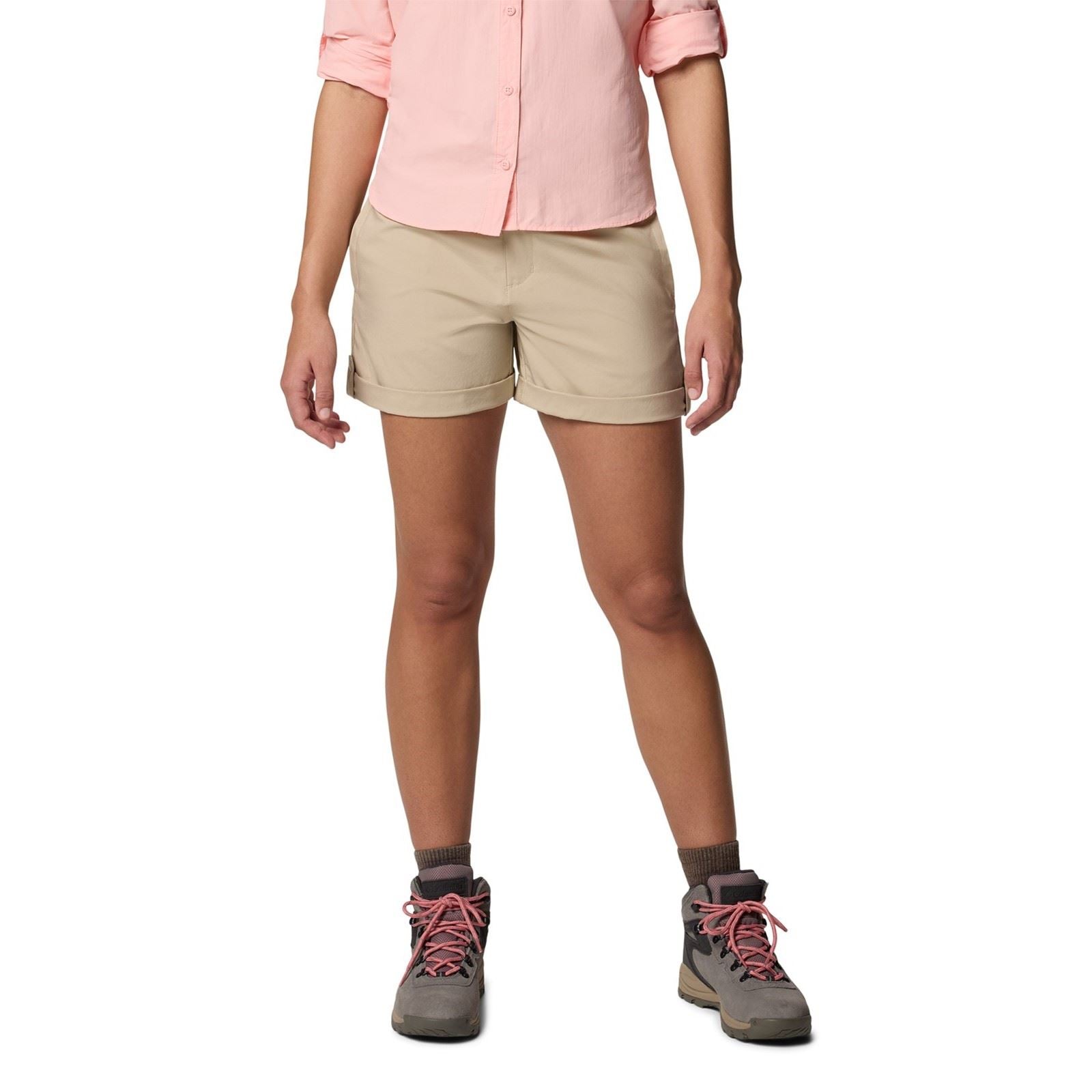 Columbia Silver Ridge Utility Short Shorts De Randonnée Pour Femmes En Polyester Marron