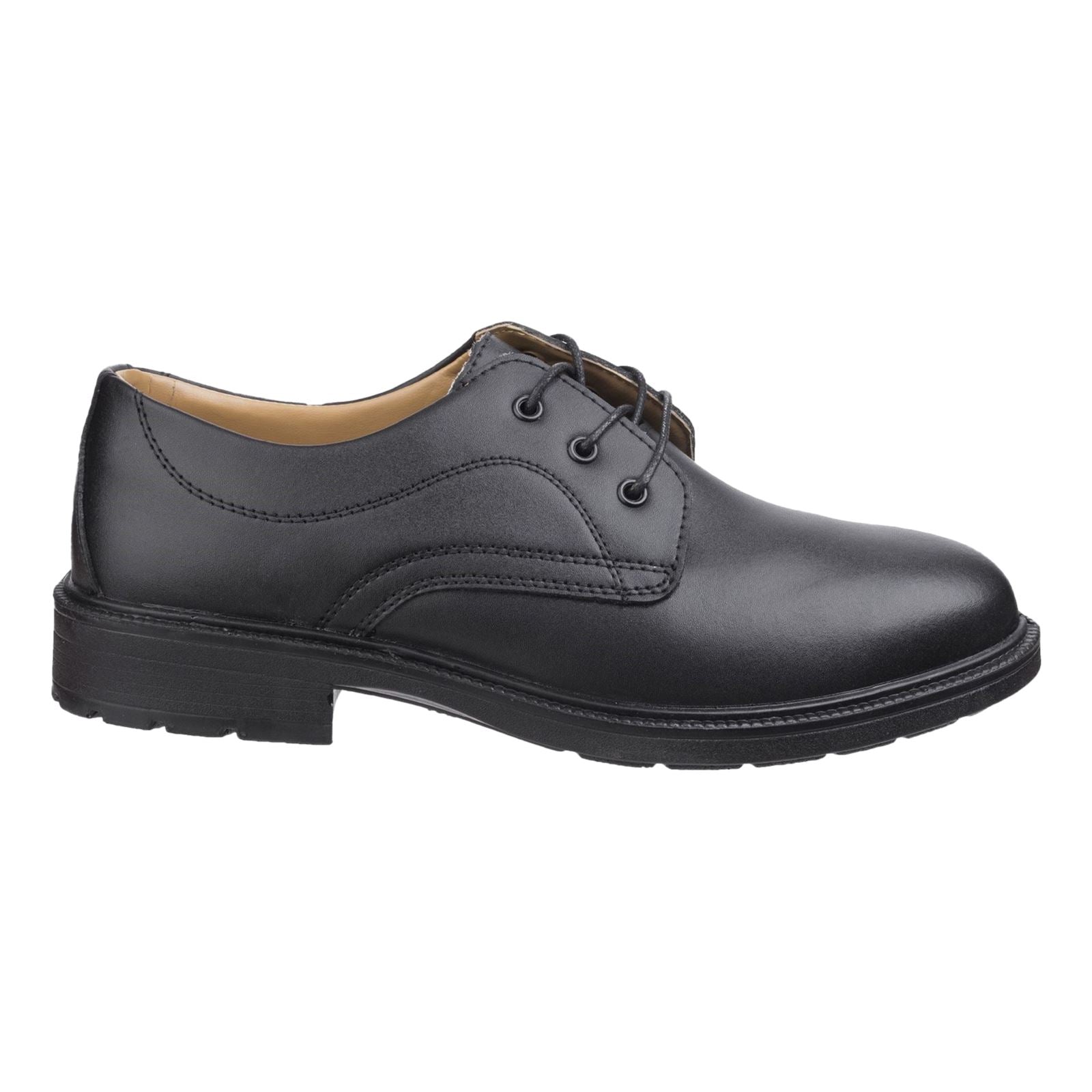 Amblers Safety Chaussures De Sécurité Noires En Cuir Fs45