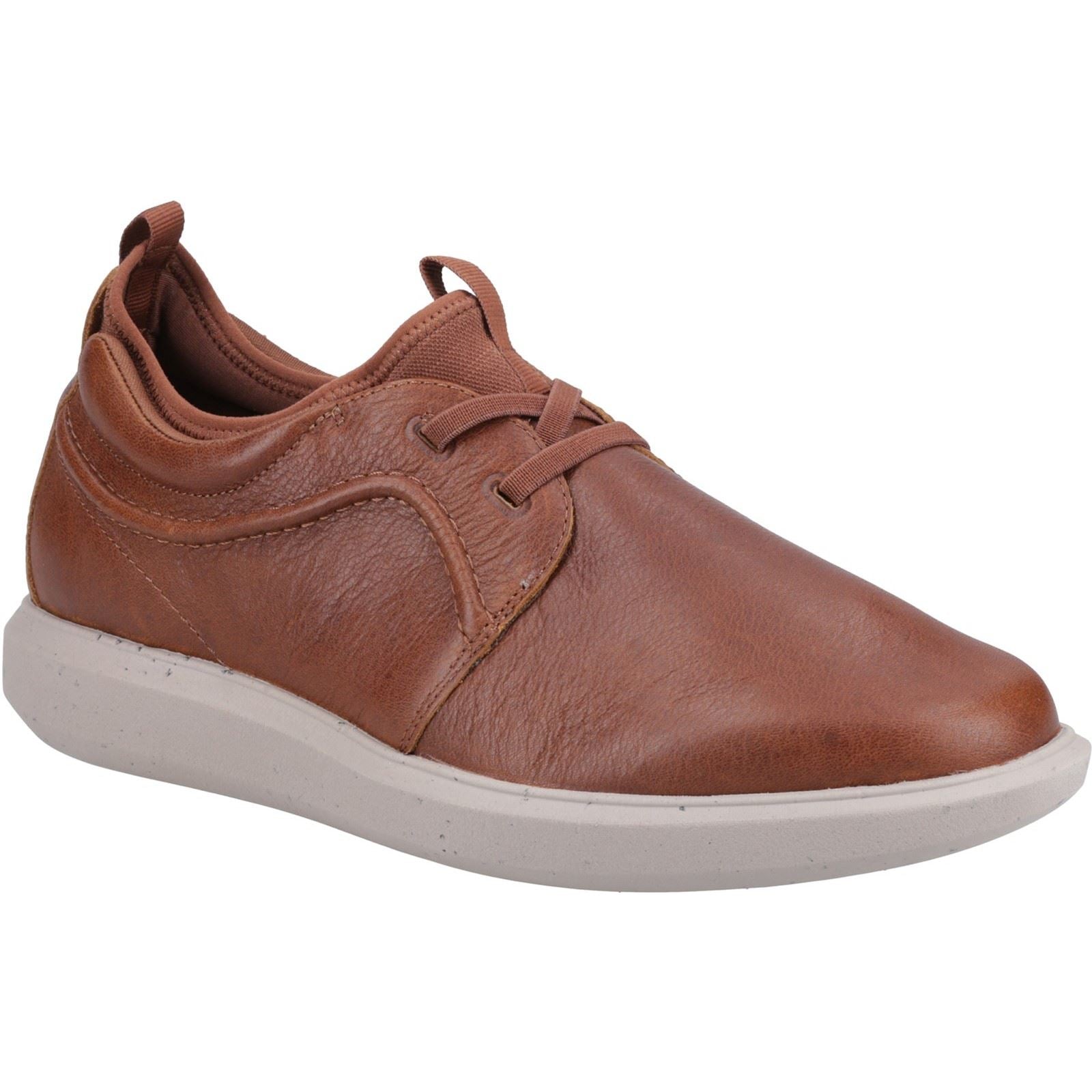 Hush Puppies Niles Chaussures À Lacets En Cuir Pour Hommes Cognac