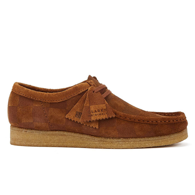 Clarks Originals Wallabee Check Chaussures à lacets marron homme