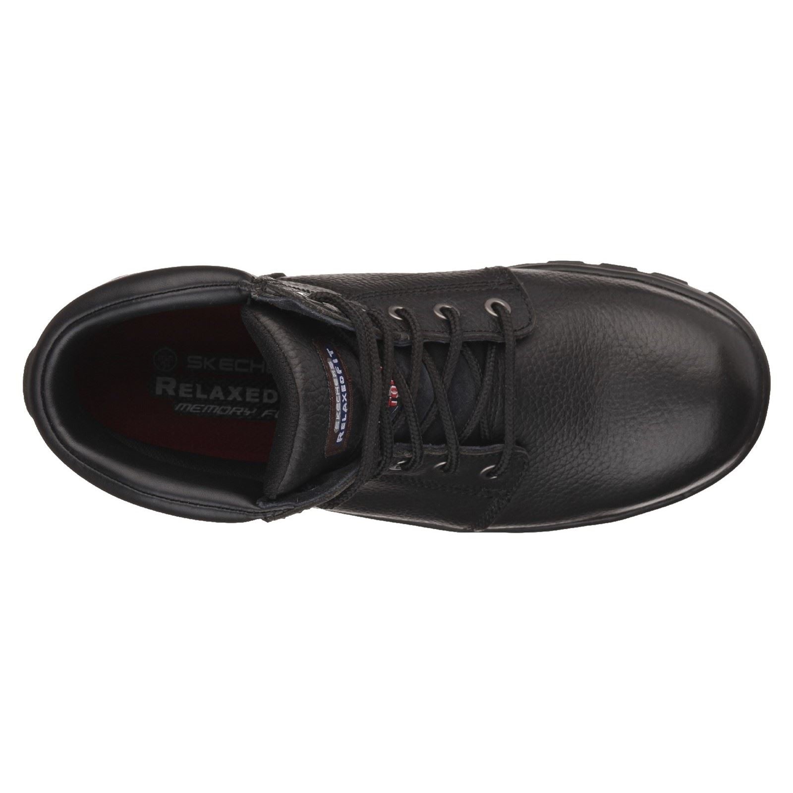 Skechers Workwear Workshire Bottes De Sécurité En Cuir Pour Hommes Noires