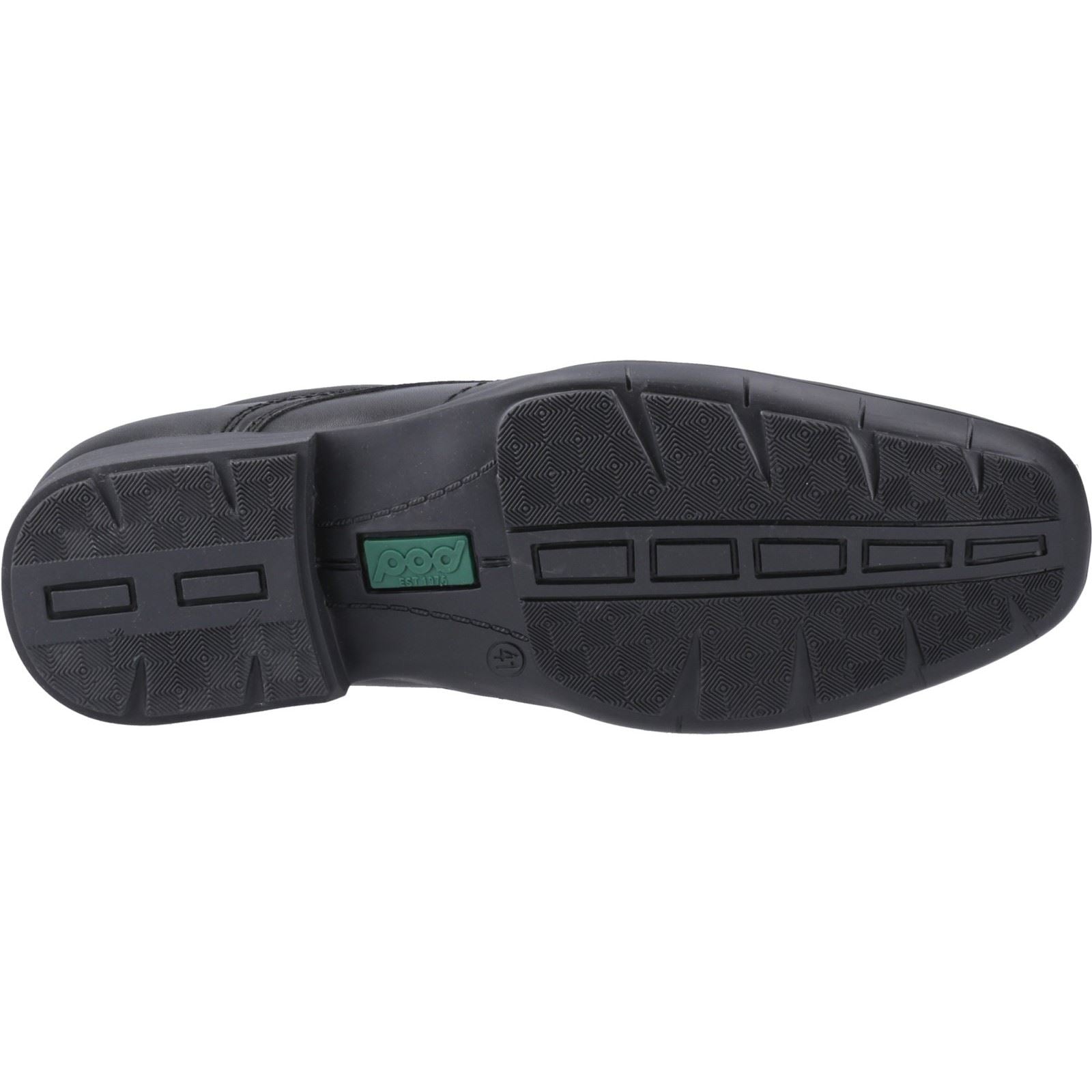 Pod Angus Chaussures En Cuir Noir À Lacets Pour Hommes