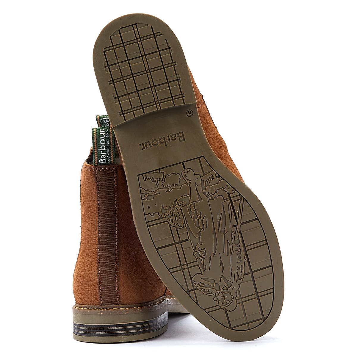 Barbour Bottes Beige En Daim Pour Homme Farsley
