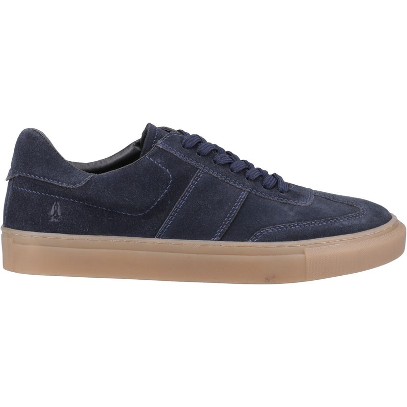 Hush Puppies Riley Chaussures De Sport En Daim Pour Homme, Bleu Marine