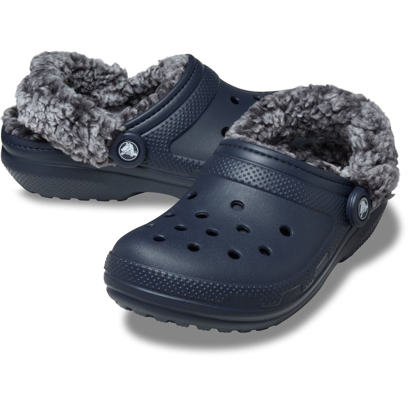 Crocs Classic Fleece Lined Sabots En Thermoplastique Bleu Marine