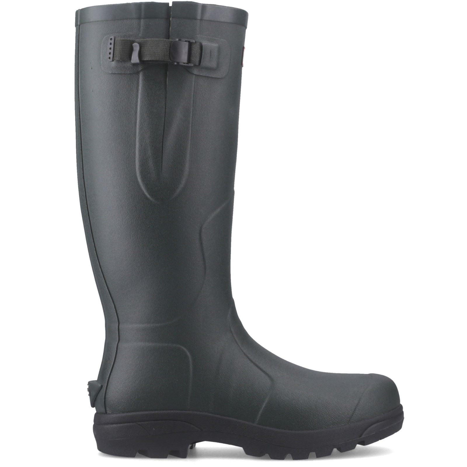 Hunter Balmoral MK II Boot Bottes De Wellington En Caoutchouc Pour Femmes Vert Olive Foncé/Noir