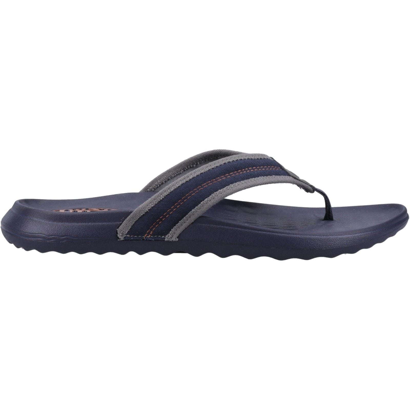 HEYDUDE Myers Flip Sport Mode Sandales Pour Hommes En Bleu Marine/Bleu Marine
