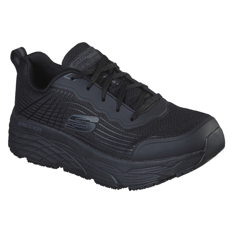 Skechers Workwear Skechers Work Relaxed Fit Baskets De Sécurité Noires Pour Hommes En Textile