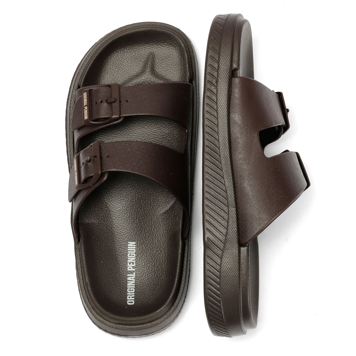 Penguin Playa Sandales Marron Pour Hommes